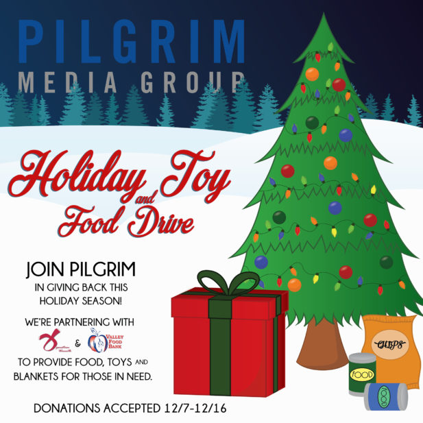 Holiday Toy and Food Drive Presented by Pilgrim Studios